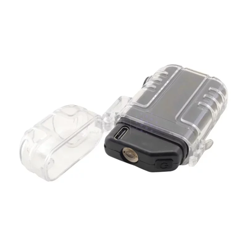 چراغ LED شارژی فندکی - مشکی - تصویر 3