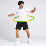 حلقه ماساژور Hula Hoop - زرد سبز - RYL - تصویر 3