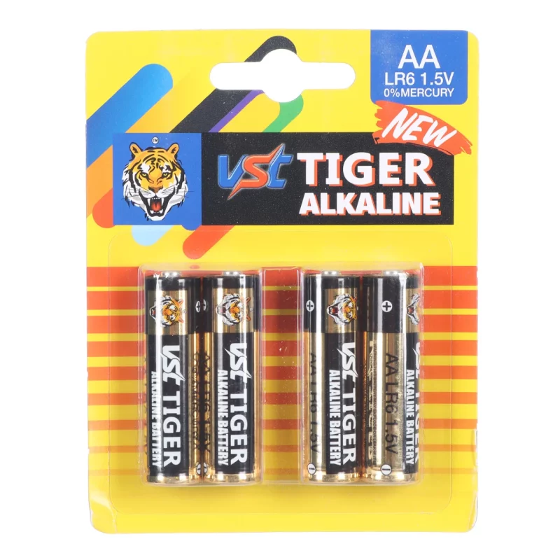 باتری قلم VST Tiger - AA مدل Alkaline LR6 (بسته 4 عددی) - تصویر 2
