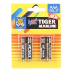باتری نیم قلم VST Tiger - AAA مدل Alkaline LR03 (بسته 4 عددی)