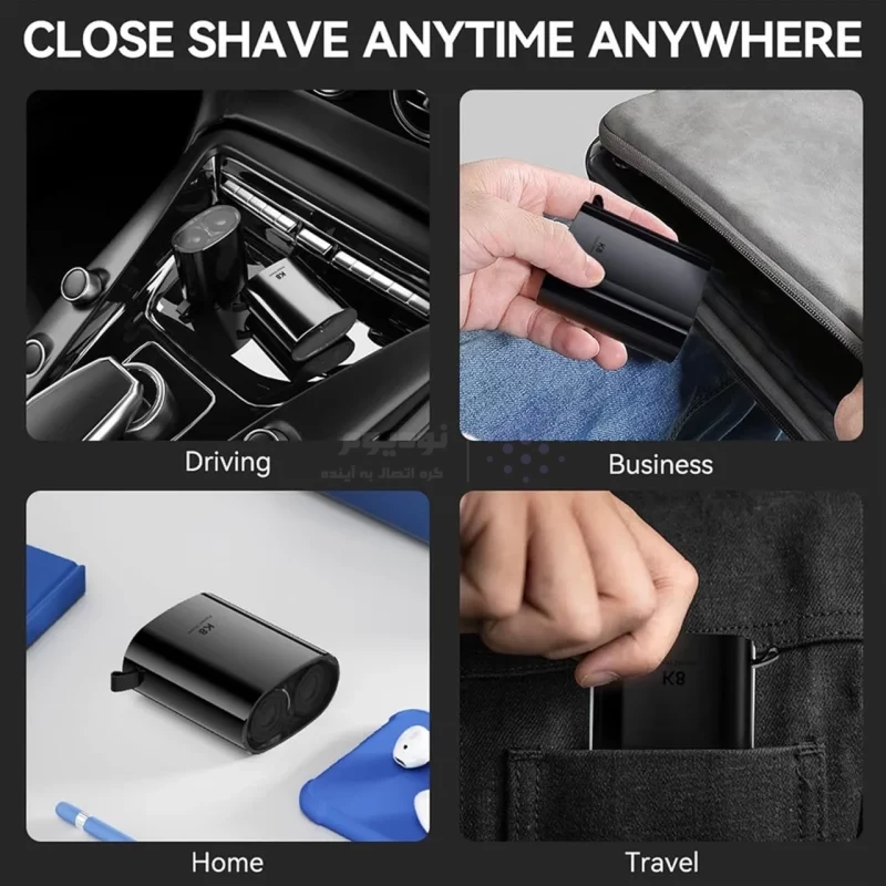 ماشین اصلاح Enchen مدل Electric Shaver K8 - مشکی (گارانتی یکساله شرکتی) - تصویر 14
