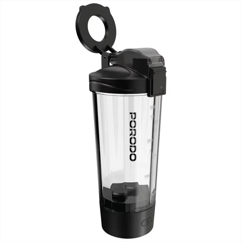 شیکر شارژی Porodo مدل Grip & Mix PDFFX396FQ - مشکی (گارانتی 12 ماهه بامداد) - تصویر 2