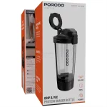 شیکر شارژی Porodo مدل Grip & Mix PDFFX396FQ - مشکی (گارانتی 12 ماهه بامداد) - تصویر 3