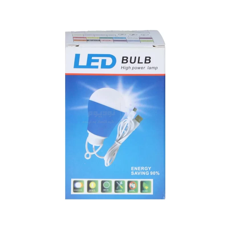 لامپ LED USB مهتابی - سفید - ASP - تصویر 4