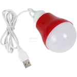 لامپ LED USB مهتابی - قرمز - ASP - تصویر 5
