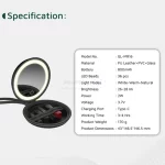کیف لوازم آرایشی Green Lion مدل GNMNMPCHBK - مشکی (گارانتی 6 ماهه شرکتی) - تصویر 9