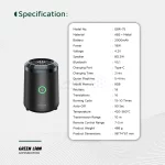دستگاه بخور عود و اسپیکر بی سیم Green Lion مدل Mini Bakhour Pro GNMINBKRPRBK - مشکی (گارانتی 6 ماهه شرکتی) - تصویر 3