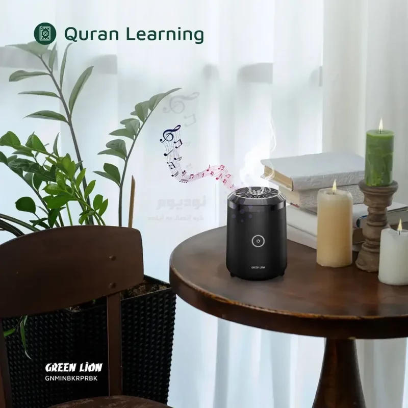 دستگاه بخور عود و اسپیکر بی سیم Green Lion مدل Mini Bakhour Pro GNMINBKRPRBK - مشکی (گارانتی 6 ماهه شرکتی) - تصویر 5