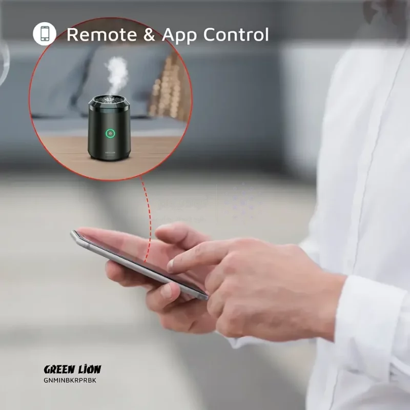 دستگاه بخور عود و اسپیکر بی سیم Green Lion مدل Mini Bakhour Pro GNMINBKRPRBK - مشکی (گارانتی 6 ماهه شرکتی) - تصویر 9