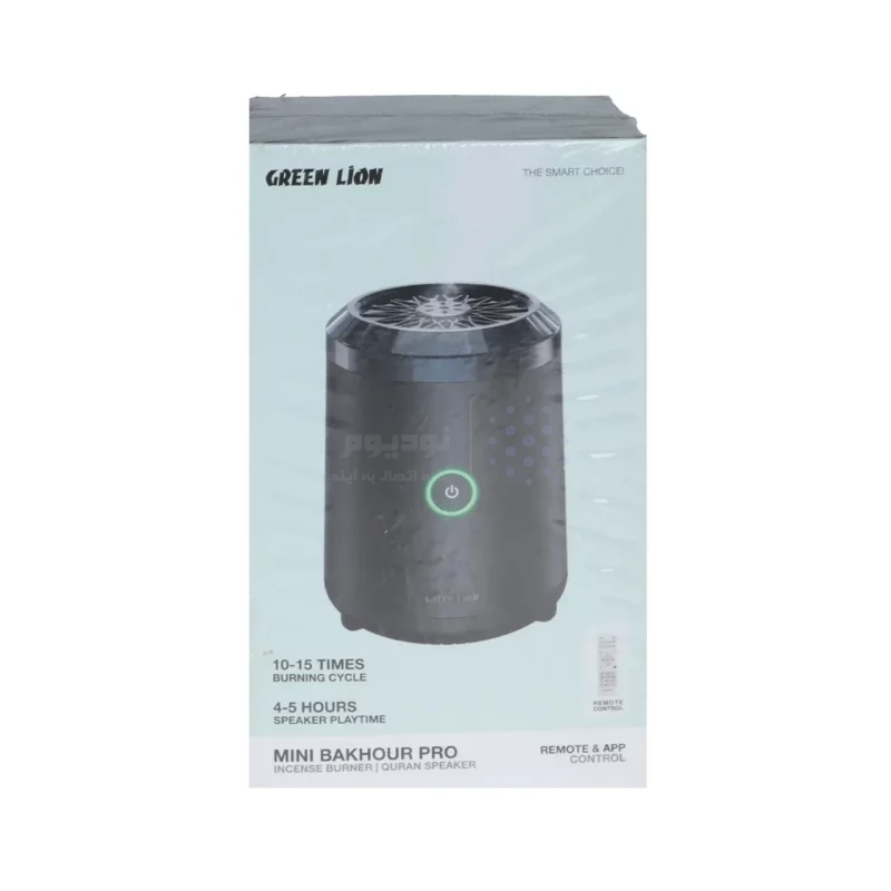 دستگاه بخور عود و اسپیکر بی سیم Green Lion مدل Mini Bakhour Pro GNMINBKRPRBK - مشکی (گارانتی 6 ماهه شرکتی) - تصویر 10