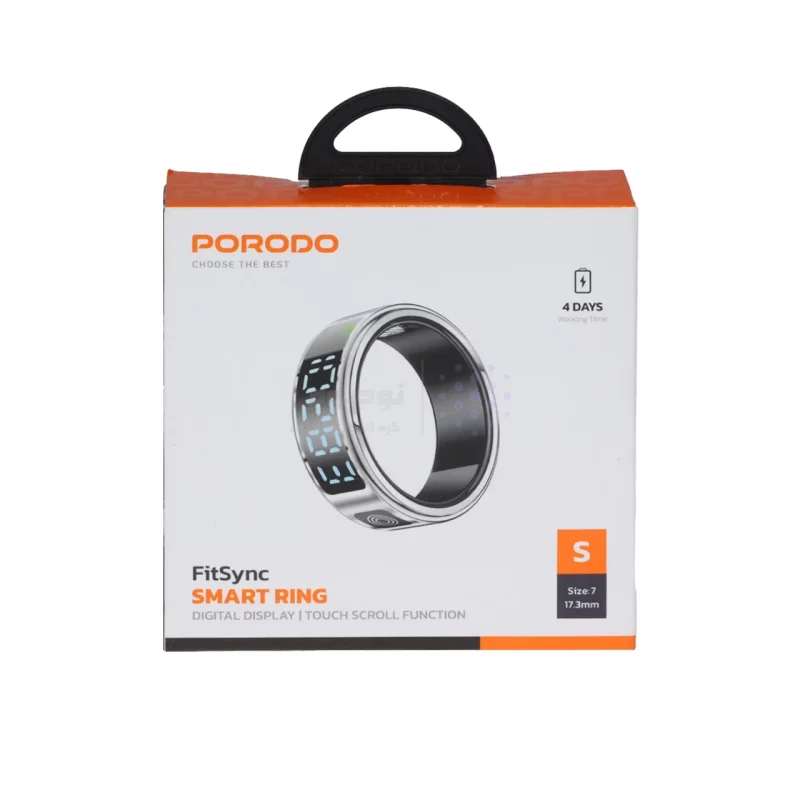 حلقه هوشمند Porodo مدل FitSync PD-LFST172-SL - نقره ای (گارانتی 6 ماهه شرکتی) - تصویر 5