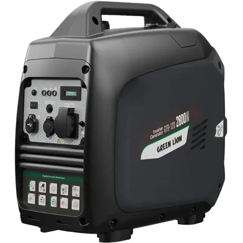 ژنراتور برق بنزینی Green Lion مدل GTR120 GNGASINV120BK 2800W - مشکی (گارانتی 6 ماهه شرکتی) - تصویر 2