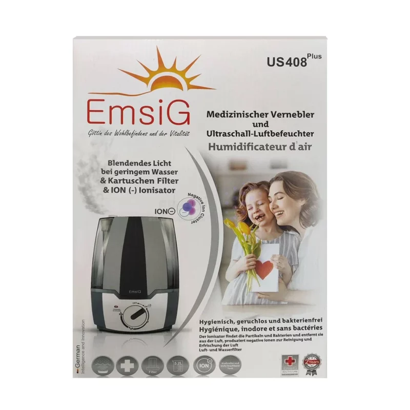 دستگاه بخور سرد EmsiG مدل US408 Plus - طوسی (گارانتی 24 ماهه طلایی) - تصویر 8