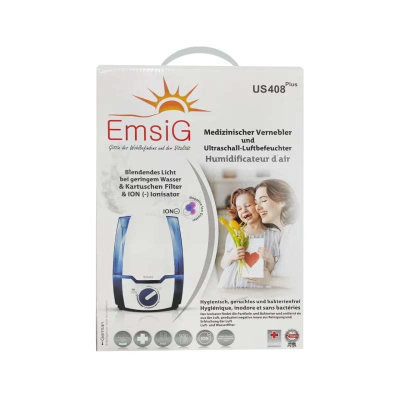 دستگاه بخور سرد EmsiG مدل US408 Plus - آبی (گارانتی 24 ماهه طلایی) - تصویر 7