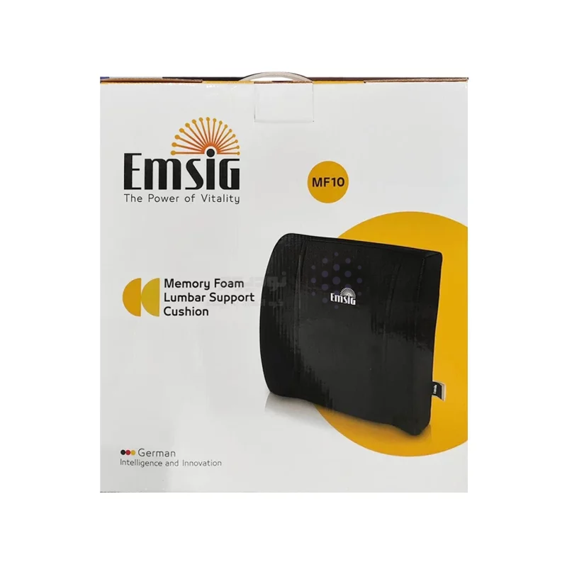 بالش پشت کمر EmsiG مدل MF10 - مشکی (گارانتی 24 ماهه طلایی) - تصویر 4