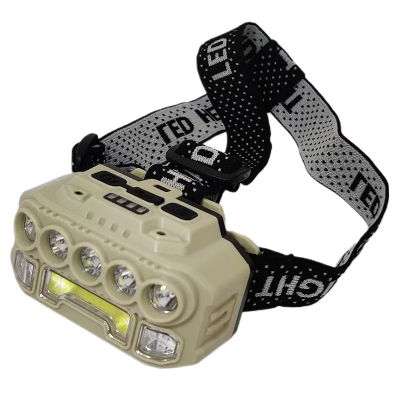 چراغ قوه پیشانی مدل HX-817S - خاکی - ALP - تصویر 2