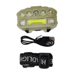 چراغ قوه پیشانی مدل HX-817S - خاکی - ALP - تصویر 5