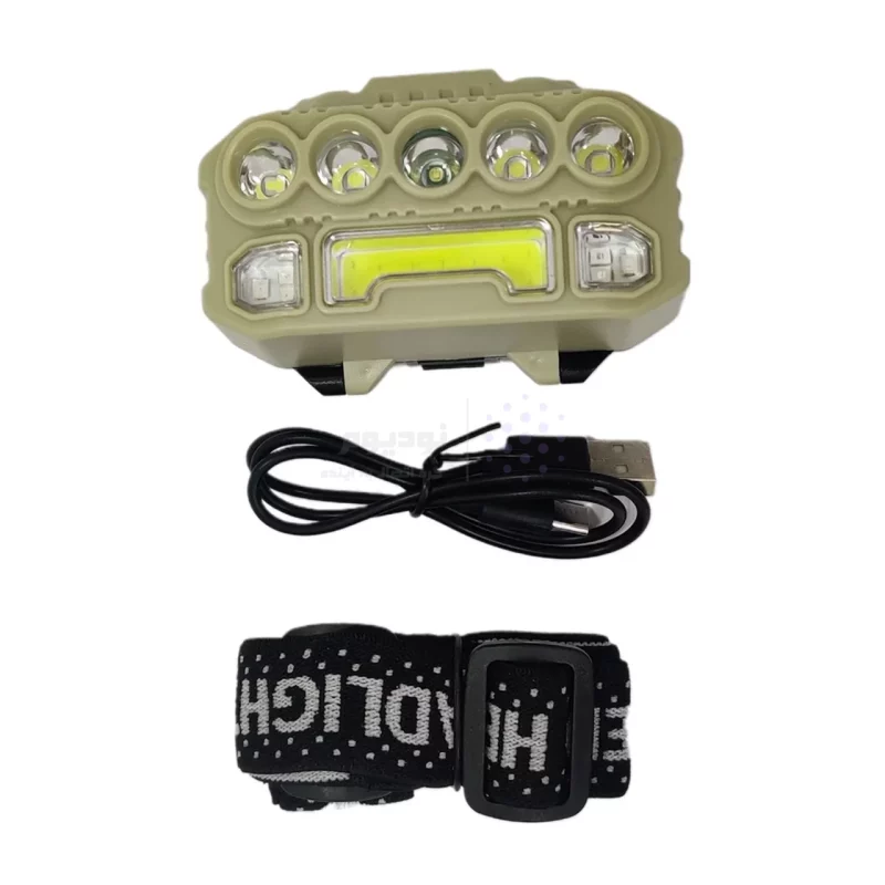چراغ قوه پیشانی مدل HX-817S - خاکی - ALP - تصویر 5