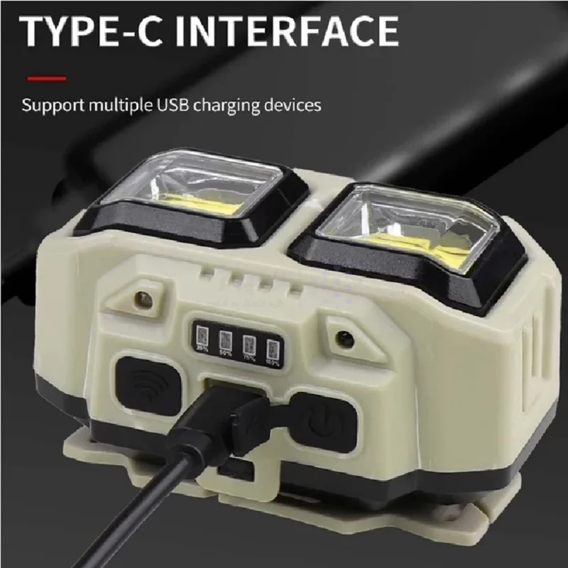 چراغ قوه پیشانی مدل HX-816S - خاکی - ALP - تصویر 7