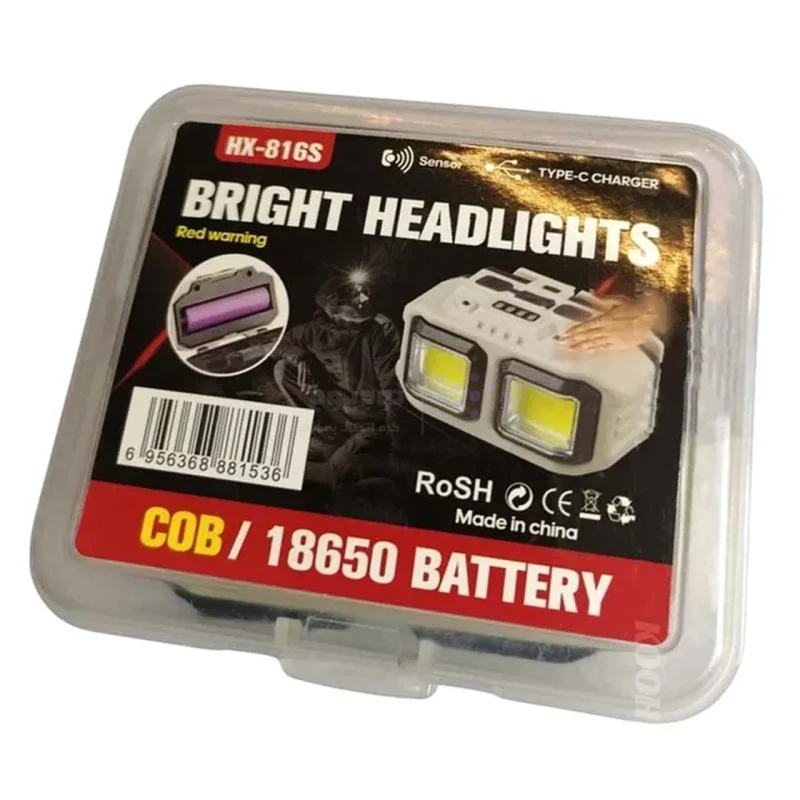 چراغ قوه پیشانی مدل HX-816S - خاکی - ALP - تصویر 10
