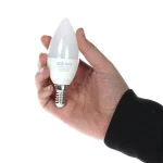 لامپ شمعی Sidco LED مدل E14 7W - مهتابی - تصویر 3
